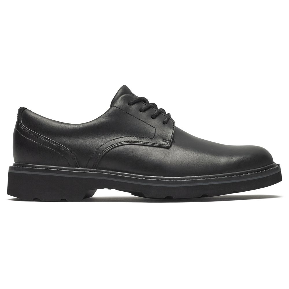 Rockport Canada Charlee Waterproof Plain Toe - Mens Oxfords Black (QHE964738)